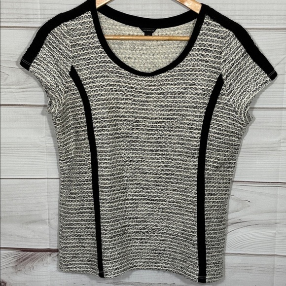 Ann Taylor Tops - Ann Taylor Fitted Knit Pullover Top Cap Sleeves Size Medium